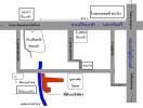 Architectural blueprint of a building layout