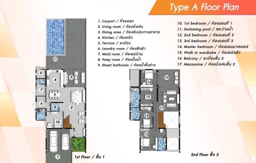 256 ตรม., 4 ห้องนอน, 5 ห้องน้ำ บ้าน ราคา ฿ 15,870,000