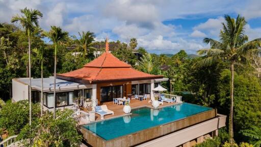 Luxury Stunning 3 Bedrooms Sea View With Private Pool For Sale In Choeng Thale Phuket