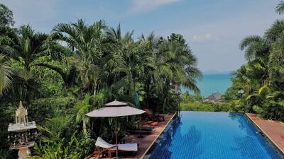 Luxurious 5 Bedrooms 7 Bathrooms Sae View With Private Pool For Sale In Koh Sirey Phuket