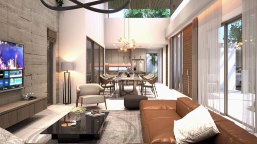 Modern New Project Villa 3 Bedrooms With Private Pool For In Choeng Thale Phuket