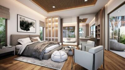 Modern New Project Villa 3 Bedrooms With Private Pool For In Choeng Thale Phuket