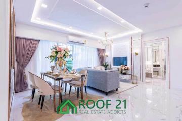 Brand New 2Bedroom Foreigner quota only 500 m. to Jomtien Beach /P-0015D