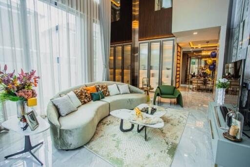 Modern living room with elegant decor