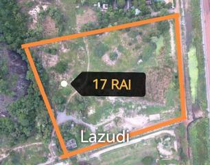 17 Rai of Ideal Investment land in Kao Takieb, walking distance from the beach