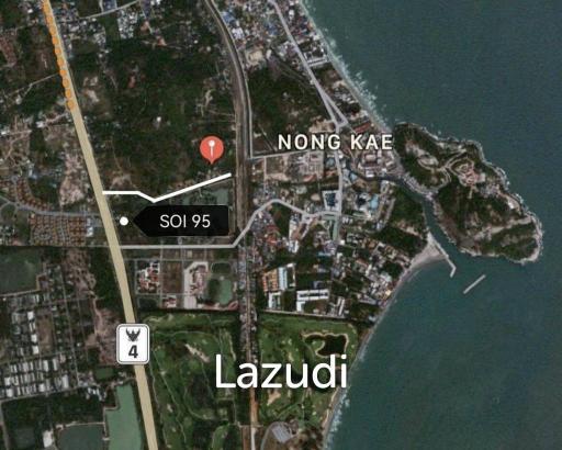 17 Rai of Ideal Investment land in Kao Takieb, walking distance from the beach