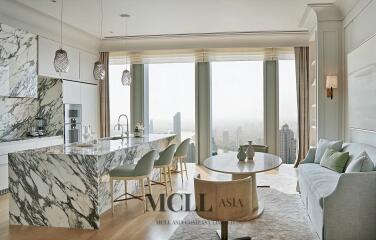 Ritz Carlton Residence Bangkok Large 3 Bedroom And 3 Bathrooms On High Floor