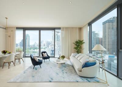 2 Bedroom Unit 156 Sqm Private Lift At Scope Langsuan Brand New Bangkok Most Exclusive Building