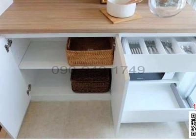 Modern kitchen storage with organized drawers