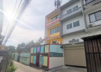 Front view of a residential building