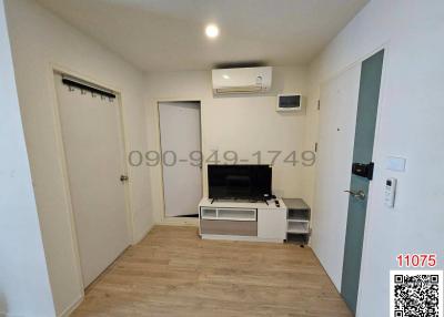 Spacious and bright living room with modern amenities