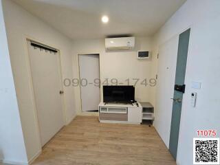 Spacious and bright living room with modern amenities