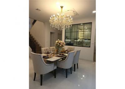 For Rent Moder luxury single house in private compound Nantawan Rama9 - 4 Beds - 920071001-12635