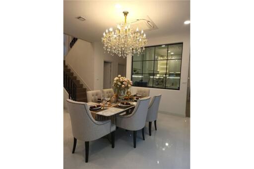 For Rent Moder luxury single house in private compound Nantawan Rama9 - 4 Beds - 920071001-12635