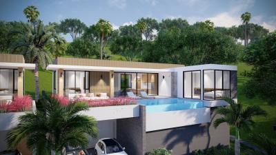 New 3 bedroom pool villa for sale in Chaweng