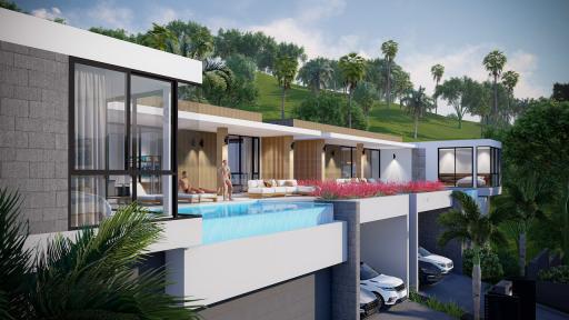 New 3 bedroom pool villa for sale in Chaweng