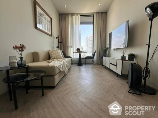 1-BR Condo at Chapter Charoennakhon–riverside near BTS Krung Thon Buri