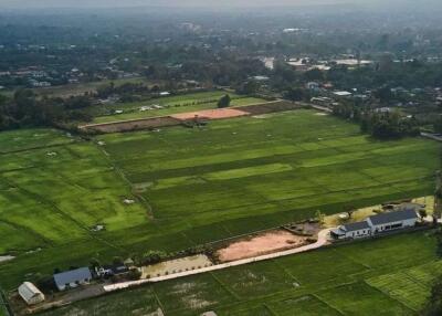 สวนศิลานานา" บ้านพร้อมที่ดินสวย วิวดอยสุเทพ ติดนา 3 ทุกด้าน