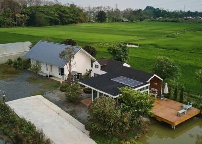 Suan Sila Nana" House with Beautiful Land, Doi Suthep View, adjacent to Naa 3 on all sides. The most beautiful view in the area.