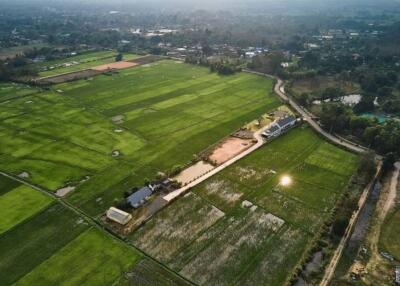 สวนศิลานานา" บ้านพร้อมที่ดินสวย วิวดอยสุเทพ ติดนา 3 ทุกด้าน