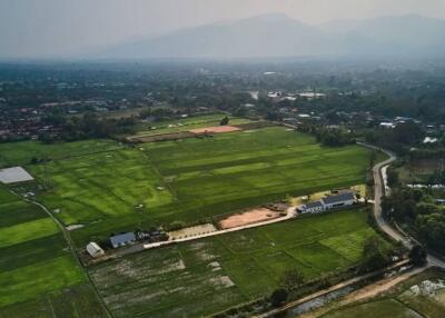 สวนศิลานานา" บ้านพร้อมที่ดินสวย วิวดอยสุเทพ ติดนา 3 ทุกด้าน