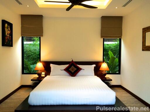 3 Bedroom Pool Villa in Completed Luxury Boutique Resort, Thalang, Phuket