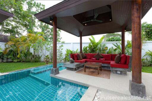 3 Bedroom Pool Villa in Completed Luxury Boutique Resort, Thalang, Phuket