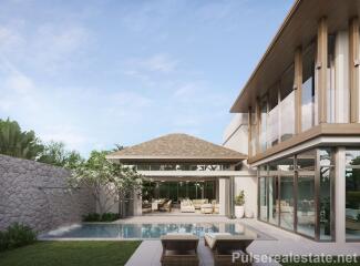 Residential 3 Bed Balinese-style Pool Villa in Cherngtalay with Luxury Sports & Wellness Center