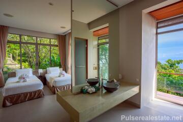 Super Luxury 6-Bedroom Sea View Pool Villa in Timeless Asian Contemporary Design