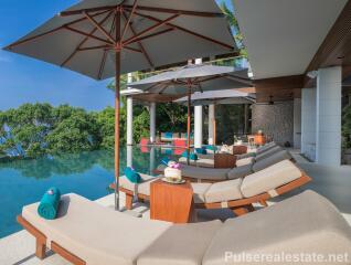 Super Luxury 6-Bedroom Sea View Pool Villa in Timeless Asian Contemporary Design