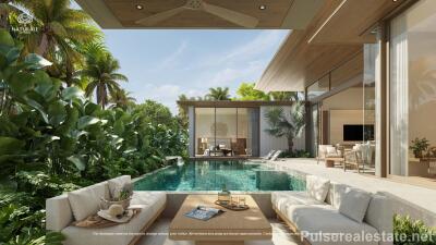 3 Bedroom Naturale Pool Villa for Sale in Cherngtalay - Only 2 km from Boat Avenue/Porto de Phuket