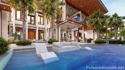 Elite 6 Bedroom Sea View Pool Villa In Mai Khao - Olympic-Standard Sports Complex & International School On-Site