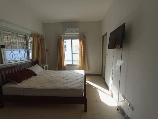 Spacious bedroom with natural light