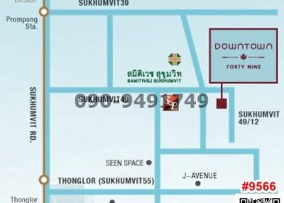 Map location of a building in Sukhumvit 49