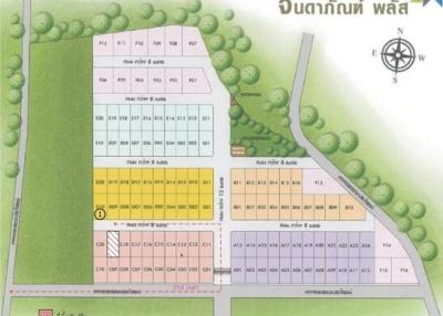 Twin house Jindaphan Plus Ban Bueng, Ban Bueng Subdistrict, Ban Bueng District, Chonburi Province.