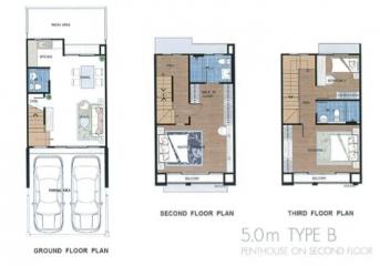 3-story townhouse, Baan Klang Muang project, Nawamin 42 (Soi 6 in the project)