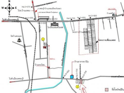 ตึกแถว ติดถนนสายโพพระ-บางแก้ว เพชรบุรี