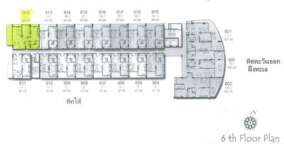 ห้องชุด นาวิโอ หัวหิน [ชั้น 6] วิวเมือง, วิวภูเขา