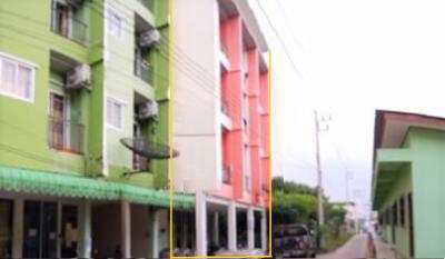 Dormitory business with 17 rooms [4-story shophouse] in the Gold Project Surat Thani City