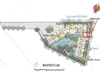 ห้องชุด ซัมเมอร์ หัวหิน [ชั้น 6,7] วิวเมือง-วิวทะเล