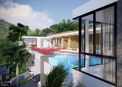 Luxurious pool villa in the heart of Bophut, Samui Plots A3 - A4 - 920121001-2001