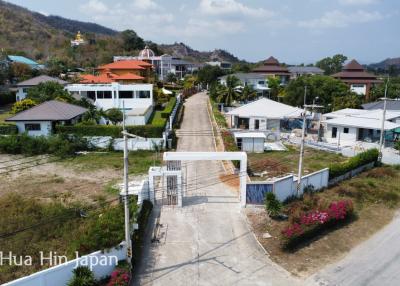 Beautiful Sea View Land for Sale on Top of Soi 114 Hua Hin, Close to Bluport, Arena Sports Club