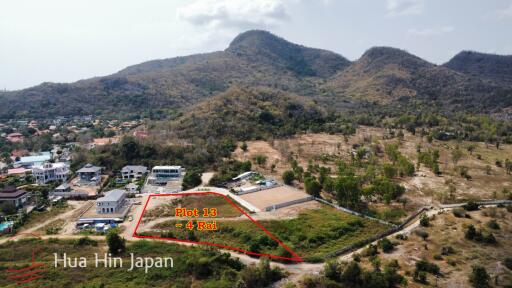 Beautiful Sea View Land for Sale on Top of Soi 114 Hua Hin, Close to Bluport, Arena Sports Club
