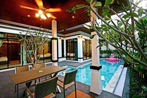 1-story pool villa for rent in Chalong !!