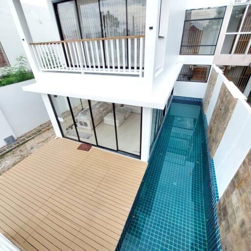 Pool villa for rent at Chalong