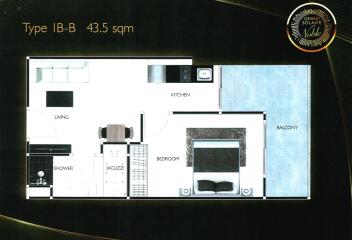 New luxurious 1 bedroom for sale