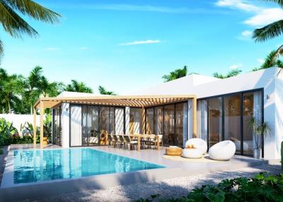 New luxurious 1-storey poolvilla in Phuket