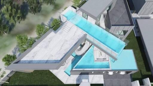 Opulent 3-storey house with 3 exclusive pools