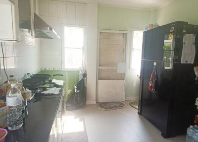 Bright kitchen with modern appliances