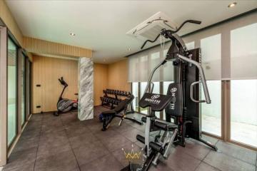 Modern Home Gym with Exercise Equipment